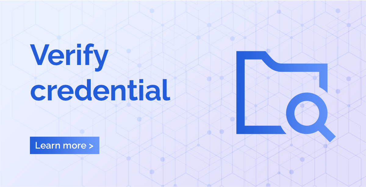 Credential verification search