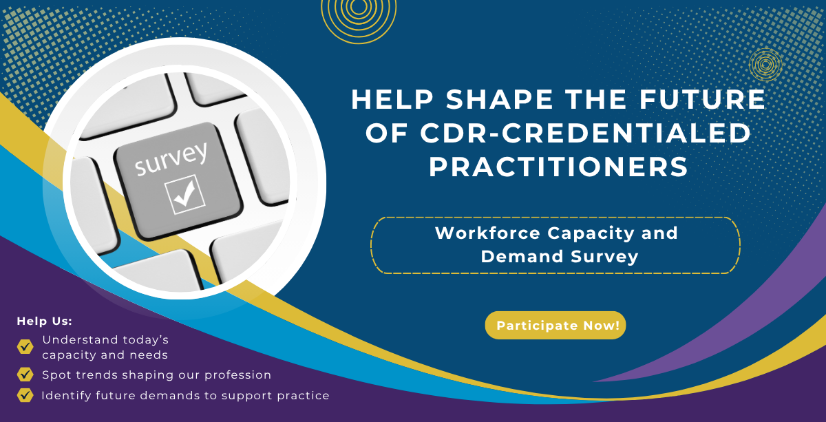Dietetics Workforce Capacity and Demand Project